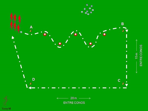 Ca059-Conduce balón individual.