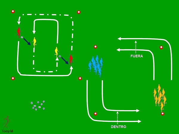 Ca069-Carr. x parej. - relevo balón.