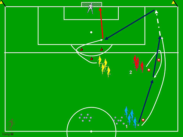 Ti128-Acción combinativa, desdoblamiento + tiro.
